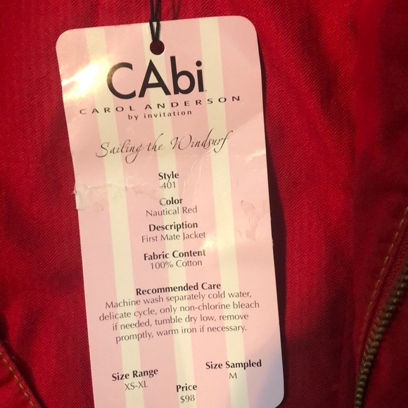 CAbi red jacket - Picture 6 of 6